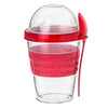 Take & Go Yogurt Cups, Colorful Set of 4 - CRYSTALIA GLASS